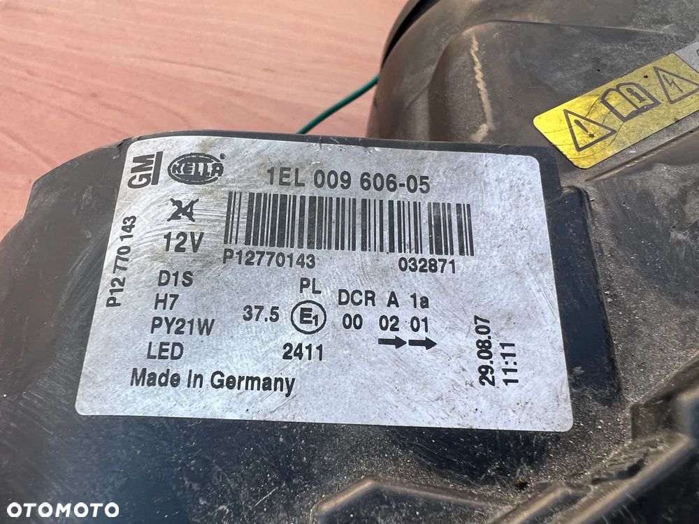 LAMPA PRZÓD PRZEDNIA LEWA PRAWA SAAB 93 II 12770143 12770144 1EL00960605 1EL00960606 - 12