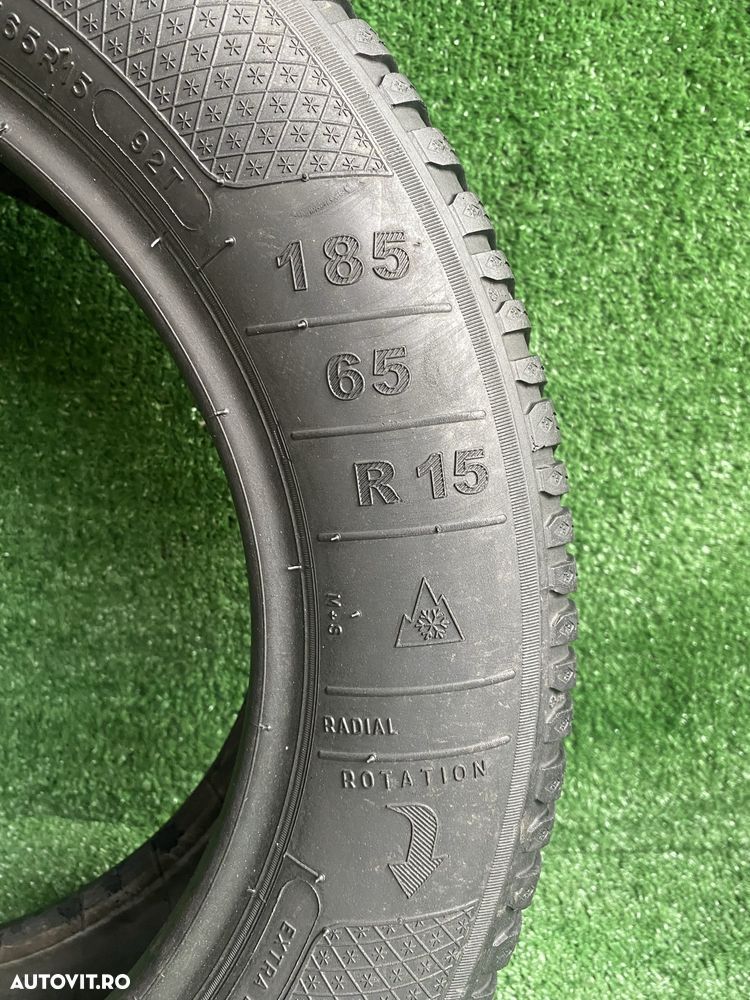 Set 2 anvelope Iarna 75 ron BUCATA Kleber Krisalp HP 3 185 65 R 15 4mm - 5
