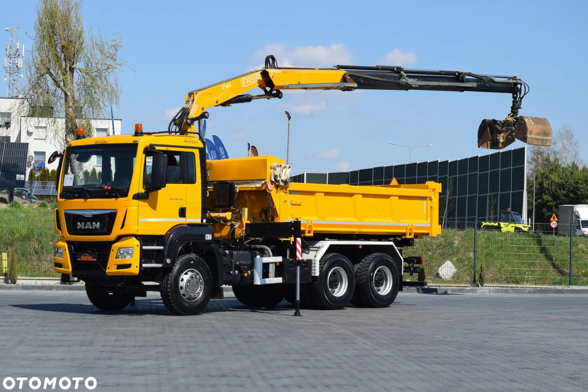 MAN TGS 26.400 / 6x4 / EURO 6 / UDT / HDS FASSI 165 / WYSUW x3 / ROTATOR / CHWYTAK / STEROWANIE RADIOWE / WZMOCNIONA RAMA / WYWROTKA / HYDROBURTA / AUTOMAT / 2017 / NOWE OPONY - 100% / NISKI PRZEBIEG / STAN IDEALNY / SPROWADZONY - 1