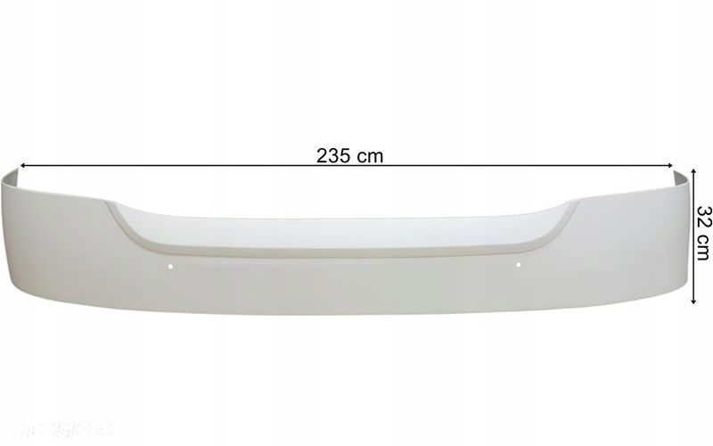 daf xf106 xf105 spoiler panel owiewka osłona przeciwsłoneczna blenda - 1