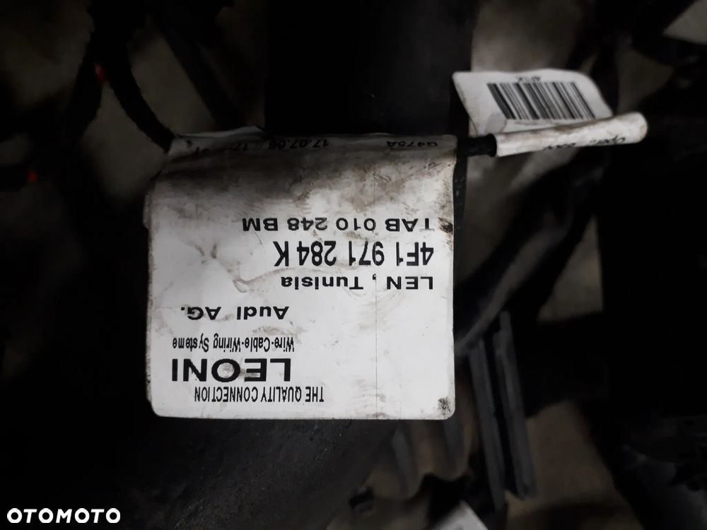 wiązka instalacja silnika automat 4F1971072HP A6 C6 2.0 FSI TFSI BPJ - 3