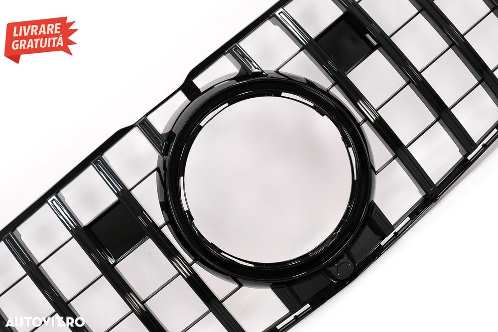 Grila Centrala Mercedes GLS X166 Facelift (2016-2018) GTR Design Black- livrare gratuita - 7