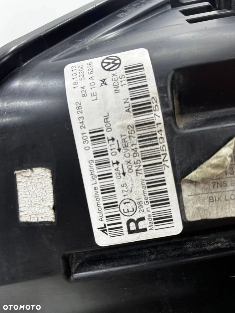 Lampa reflektor Seat Alhambra 2 II 7n 10-20r. prawa przednia Xenon ksenon SKRĘTNY EU prawy przód 7n5 - 18