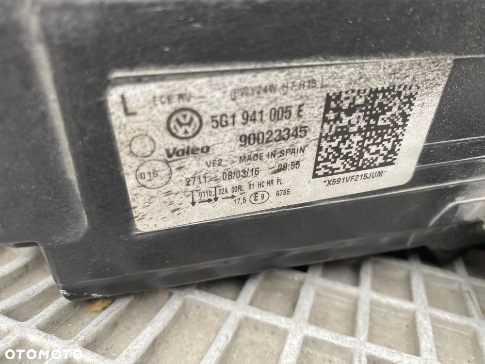 lampy golf 7 valeo przed liftem komplet eu całe - 5