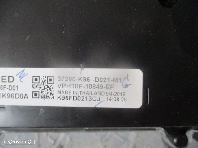 Quadrante 37200 K96 HONDA PCX 2018 125 KM/H Digital - 3
