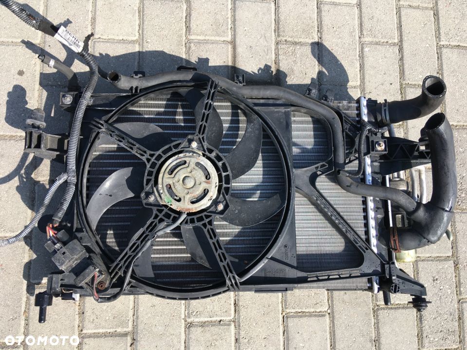CHŁODNICE WENTYLATOR OPEL CORSA C 1.0 1.2 1.4 KOMP - 1