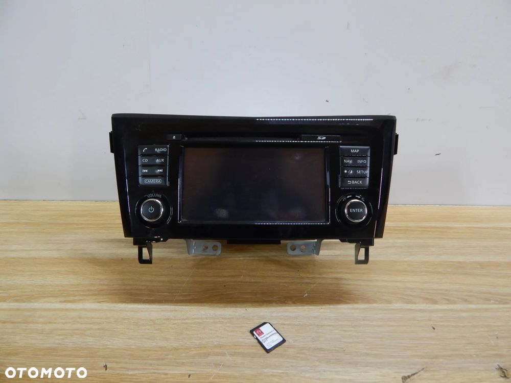 Radio fabryczne CD nawigacja mapa Nissan QASHQAI J11 13-21  Łuków części - 1
