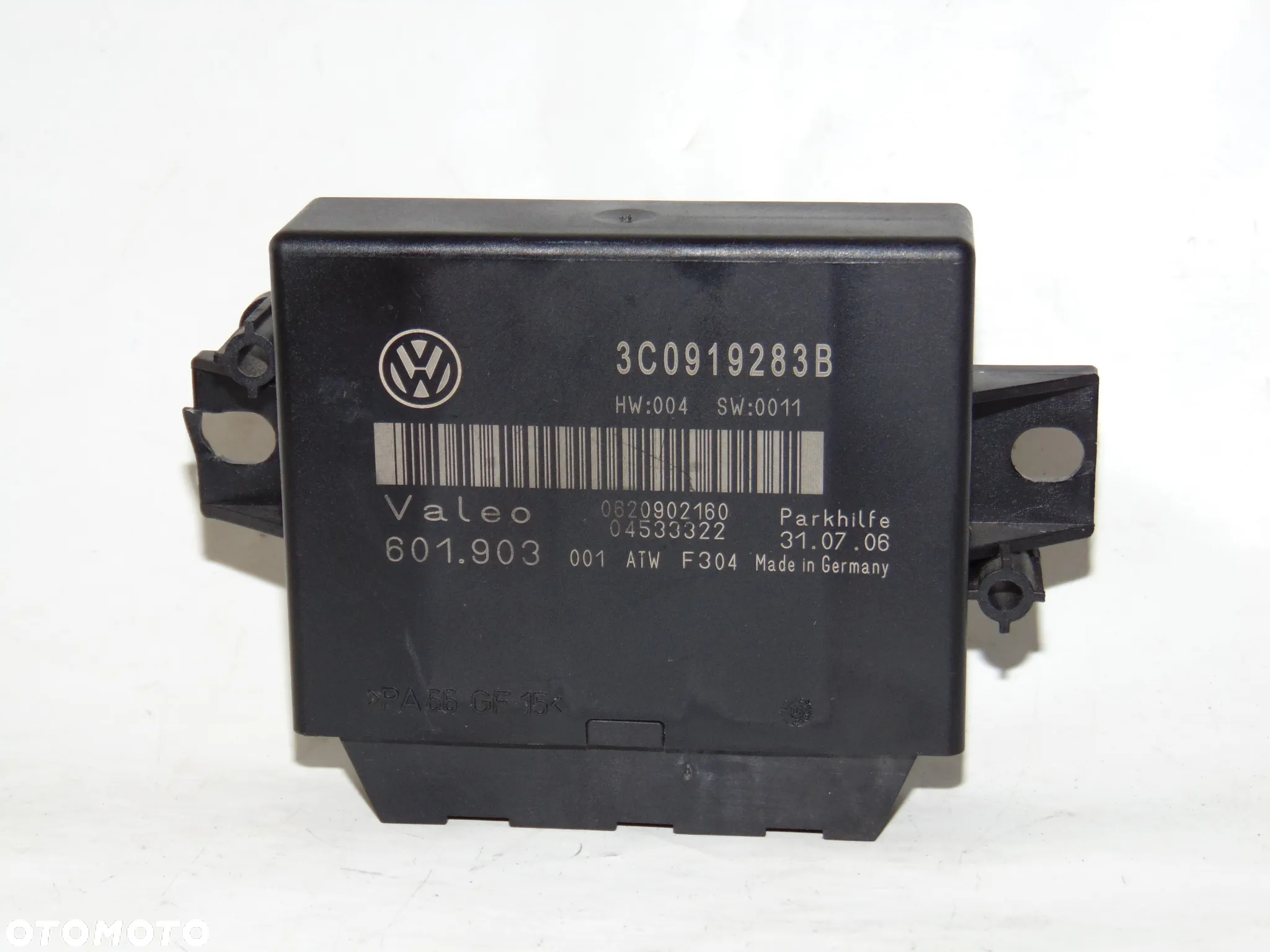 ORYGINAŁ moduł sterownik PDC parkowania cofania 3C0919283B Volkswagen Passat B6 , 05-10r - 3