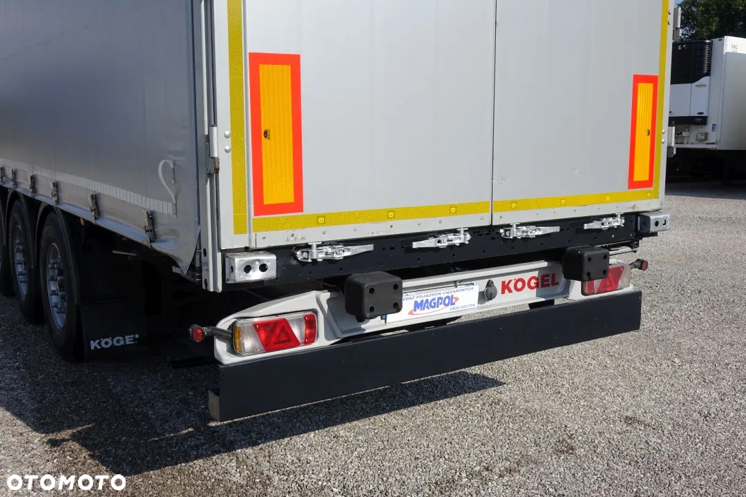 Kögel FIRANKA / STANDARD / 2 OSIE PODNOSZONE / SAF / NOWE PLANDEKI / KOSZ I KOŁO ZAPASOWE - 21