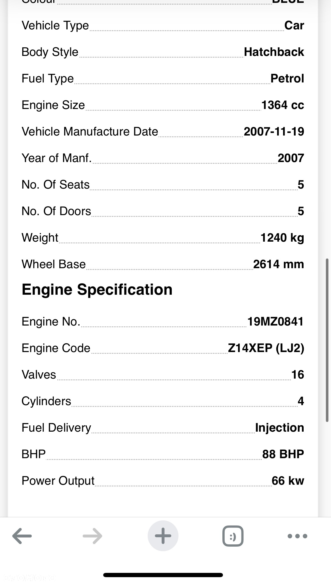 Silnik Opel Astra Meriva Corsa D Tigra Combo 1.4 16V Z14XEP - 11