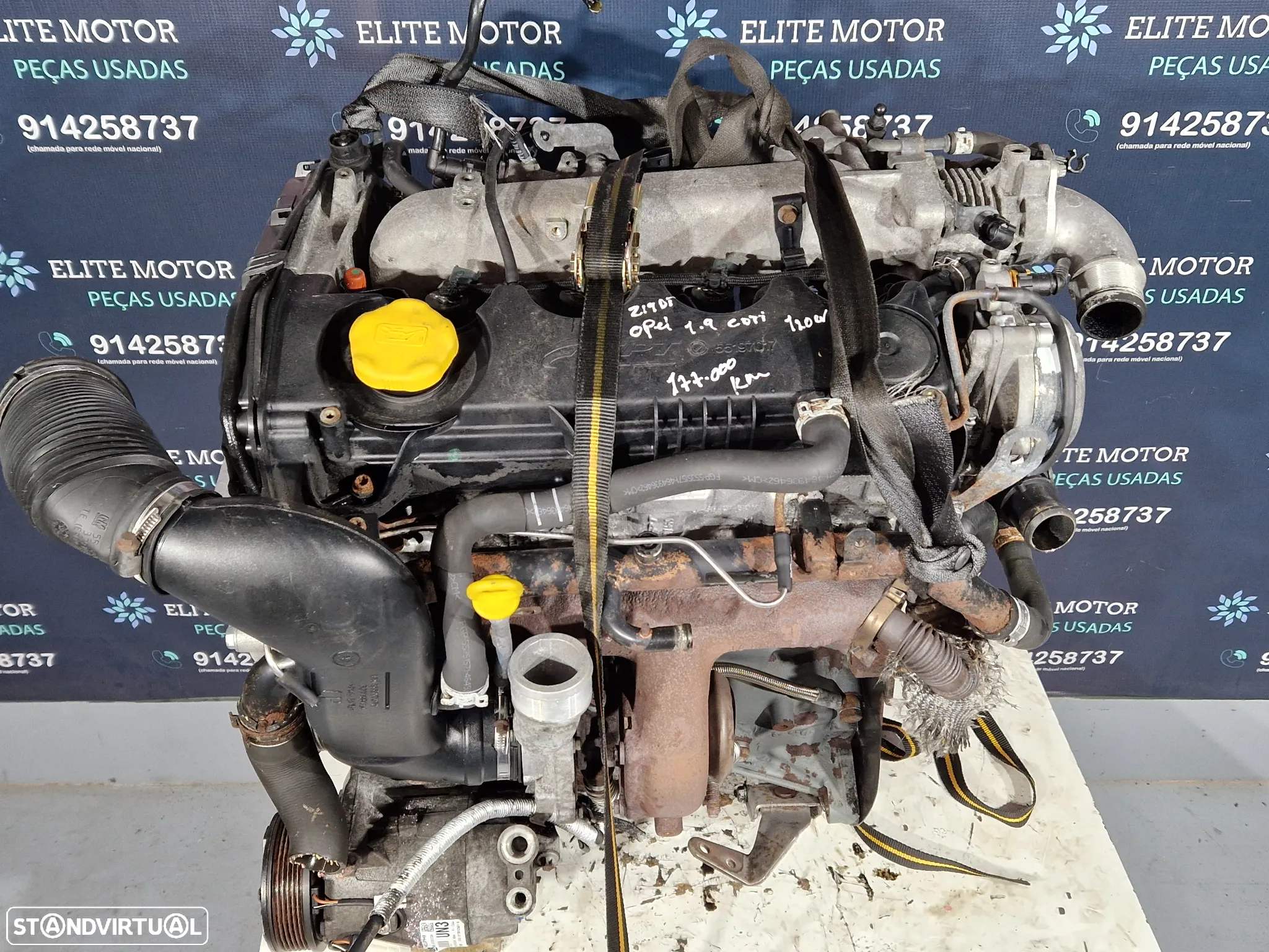 Motor usado Z19DT OPEL VECTRA C 1.9 CDTI 120CV ASTRA H ZAFIRA SAAB 93 - 2