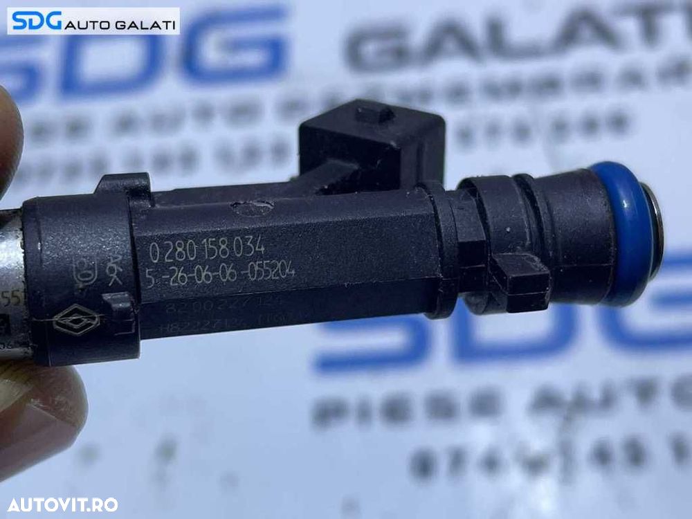 Injector Injectoare Dacia Sandero 1.6 2008 - Prezent Cod 0280158034 8200227124 - 4