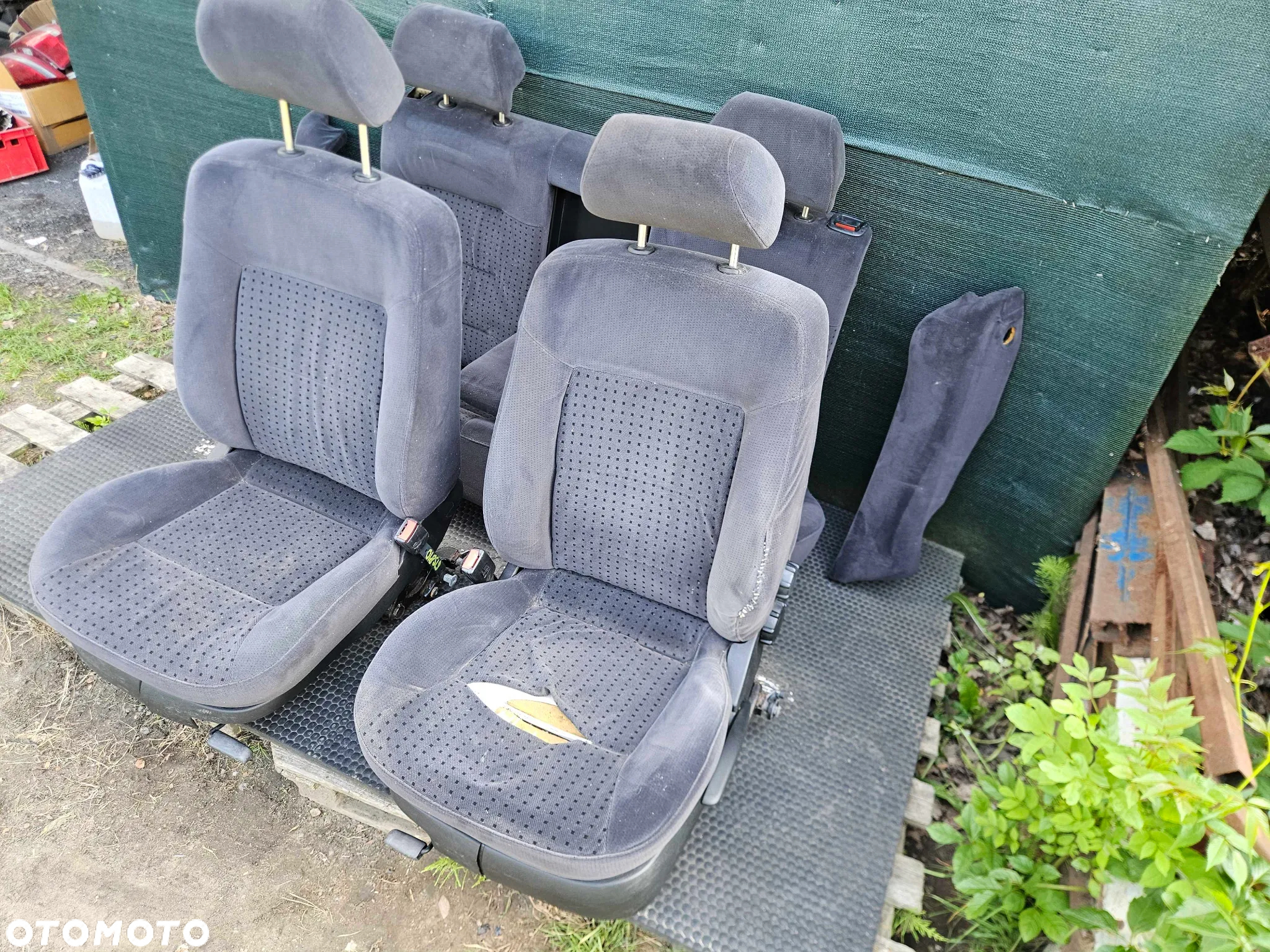 Fotele Fotel Siedzenie Kanapa Podlokietnik Oparcie Welur VW Passat B5 Przed Lift 1997r Komplet - 3