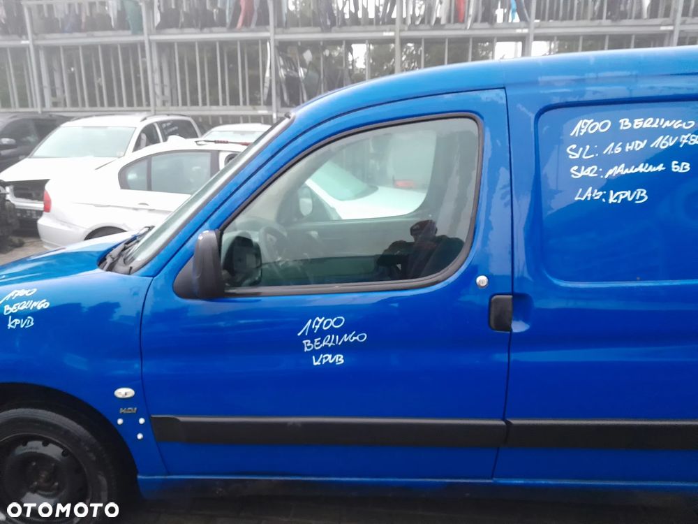 CITROEN BERLINGO I LIFT DRZWI LEWE PRZEDNIE LEWY PRZÓD KOLOR: KPVB - 1