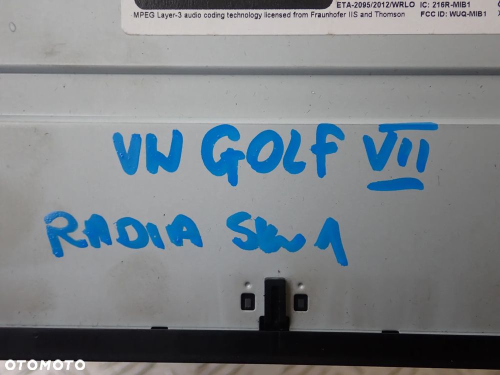 RADIO NAVIGACJA VW GOLF VII  5G0919605/ 5G0035820A - 9