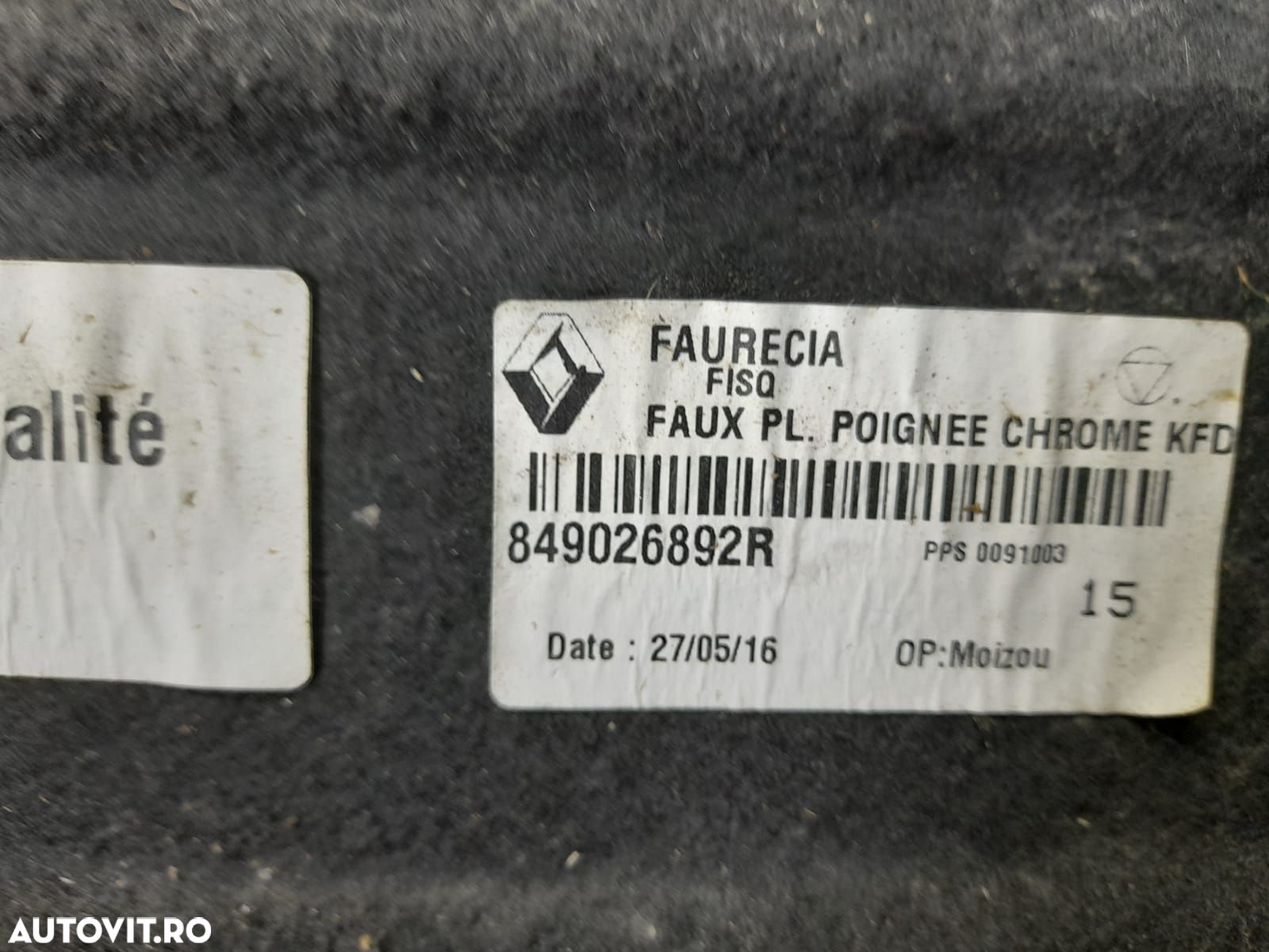 Mocheta portbagaj 849026892R Renault Talisman 1 [2012 - 2020] 1.6 dci - 2