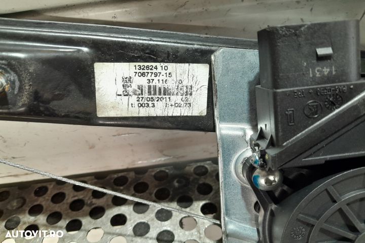 Macara geam fata stanga electrica 7067797 / 1060078 BMW Seria 1 E81/E - 2