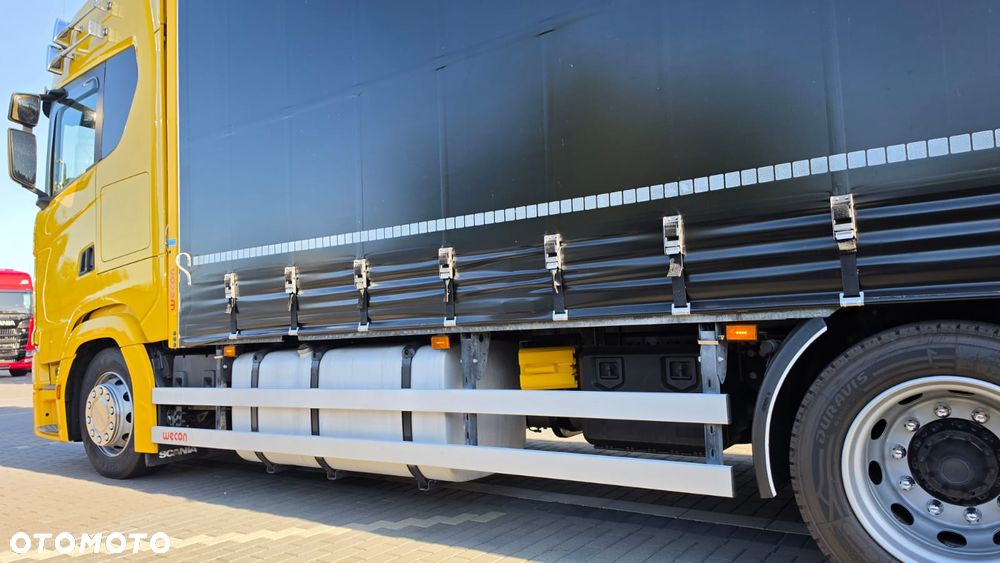 Scania ///S450///2019///ZESTAW/// TANDEM///WECON///7.70+7.70///DACH PODNOSZONY///FULL LED///WAGA/// KLIMATYZACJA POSTOJOWA///RETARDER/// SKÓRY///TELEWIZOR///STAN DOBRY - 23