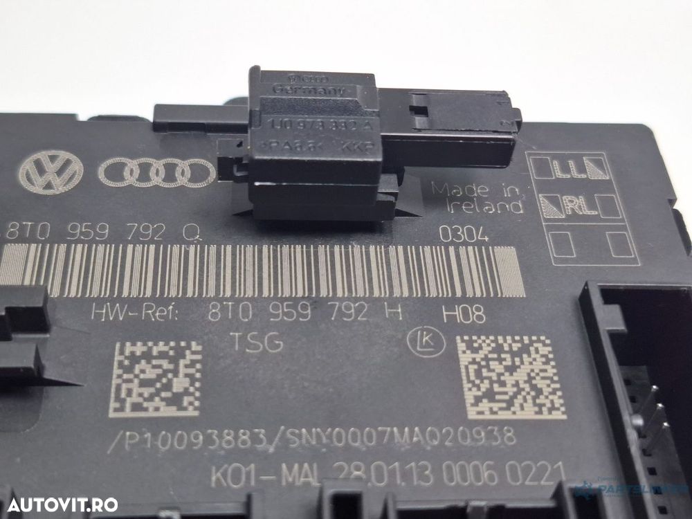 Modul usa dreapta fata AUDI A4 IV 8K2, B8 2007 - 2015 TDI CAGB, CJCB, CSUB 8T0959792Q , 8T0959792H - 1