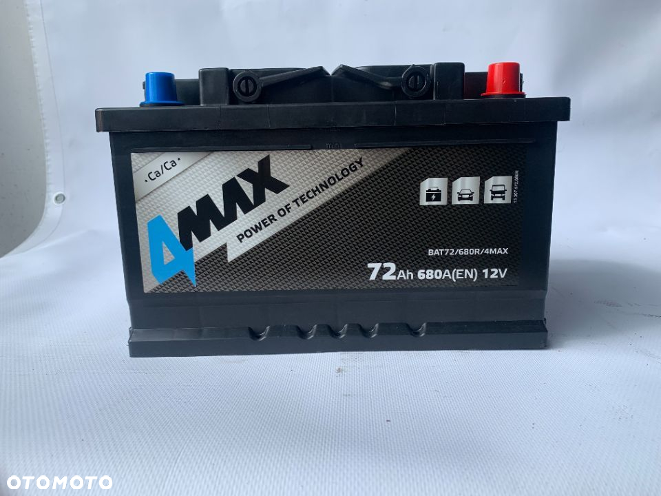 Nowy Akumulator Rozruchowy 4MAX 12V 72Ah/680A - 2