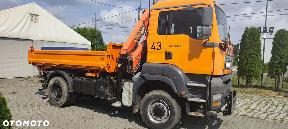 MAN TGA TGS TGM TGL18.360 HDS Żuraw Wywrotka 4x4 Kipper - 1