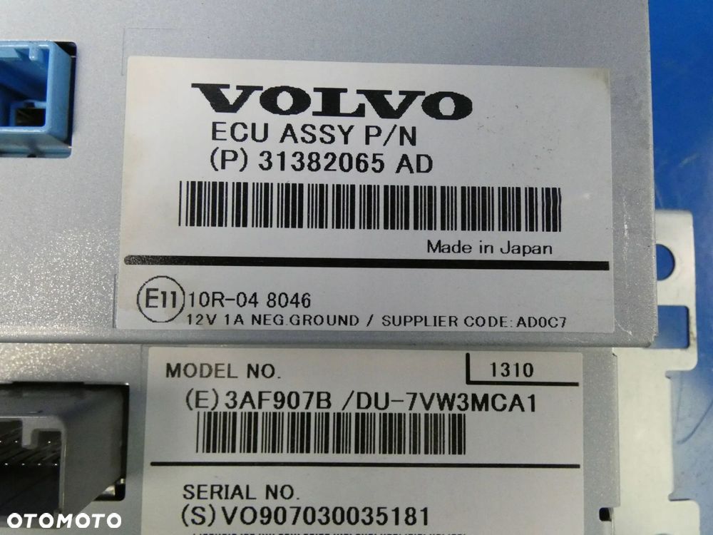 Volvo S60 II V60 MONITOR EKRAN WYŚWIETLACZ RADIA NAWIGACJI - 3