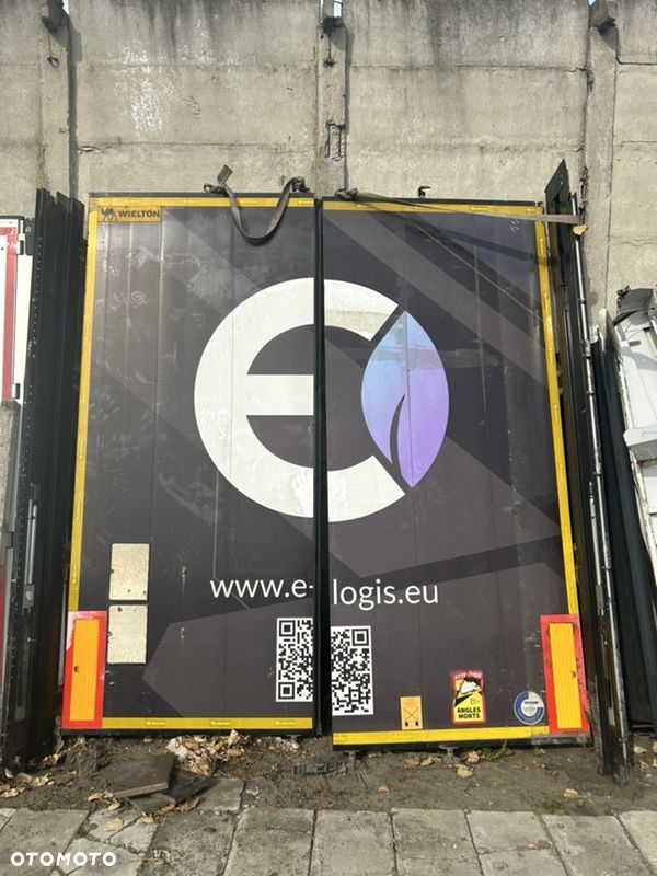DRZWI Wielton mega  KOMPLETNE 2022 rok naczepa przyczepa super stan - 1