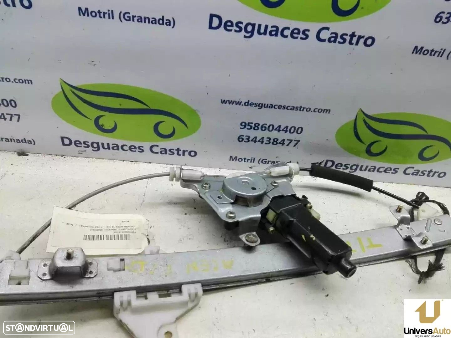 ELEVADOR DE VIDRO TRASEIRO DIREITO HYUNDAI ACCENT I 1998 - - 4