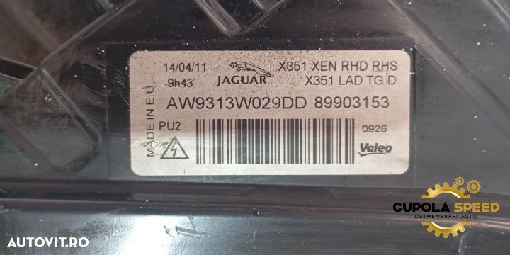 Far dreapta complet Xenon AW9313W029DD Jaguar XJ X351 [2009 - 2015] - 3