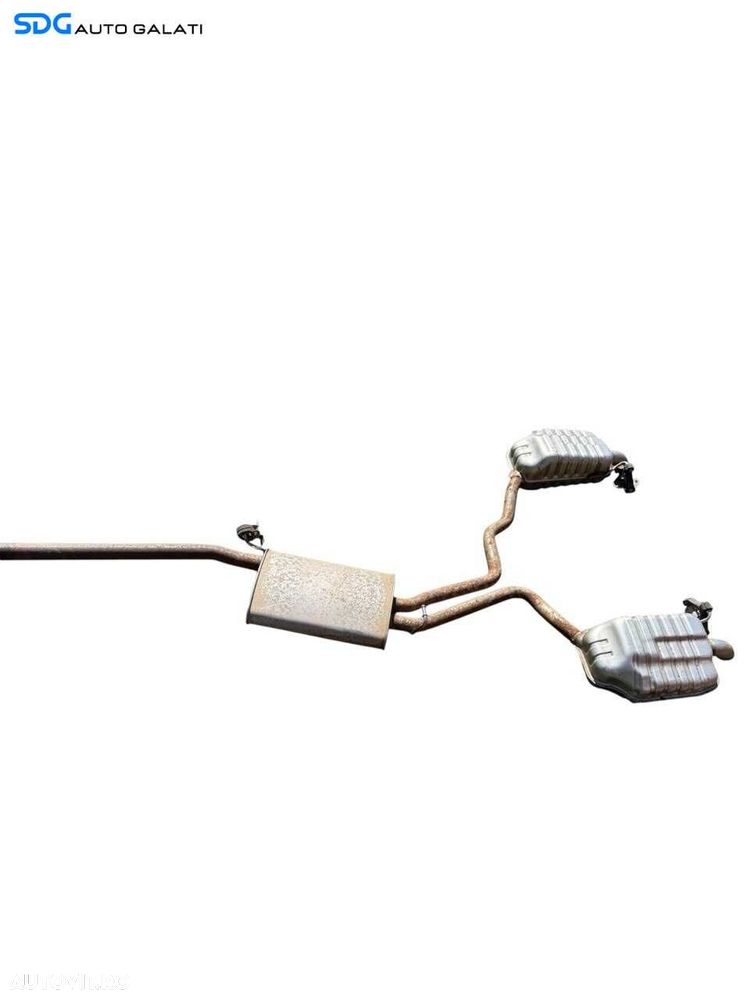Toba Teava Esapament Evacuare Intermediara Finala Traseu Complet Audi A4 B7 2.5 TDI 2004 - 2008 Cod 8E0253611DG 8E0120AH 8E0253611DH 8E0120AG 02M11 8E0253411BE [LC2189] - 1