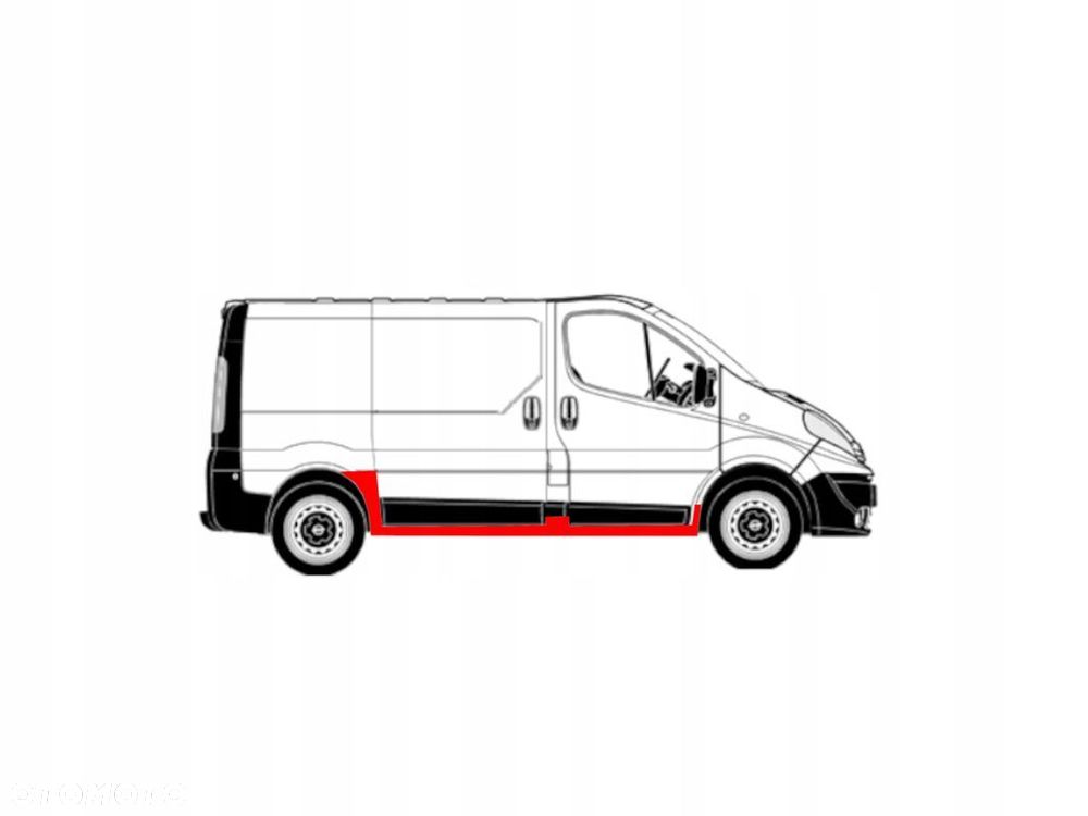 Próg / progi / reperaturki Renault Trafic 01 - 14 wersja krótka ZESTAW ! - 3