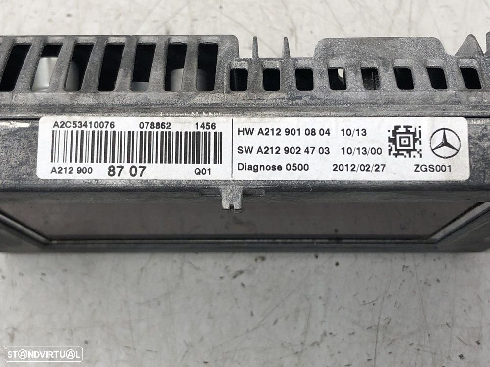 Display central MERCEDES-BENZ E-CLASS (S212) REF. A2129010804 A 212 901 08 04 - 3