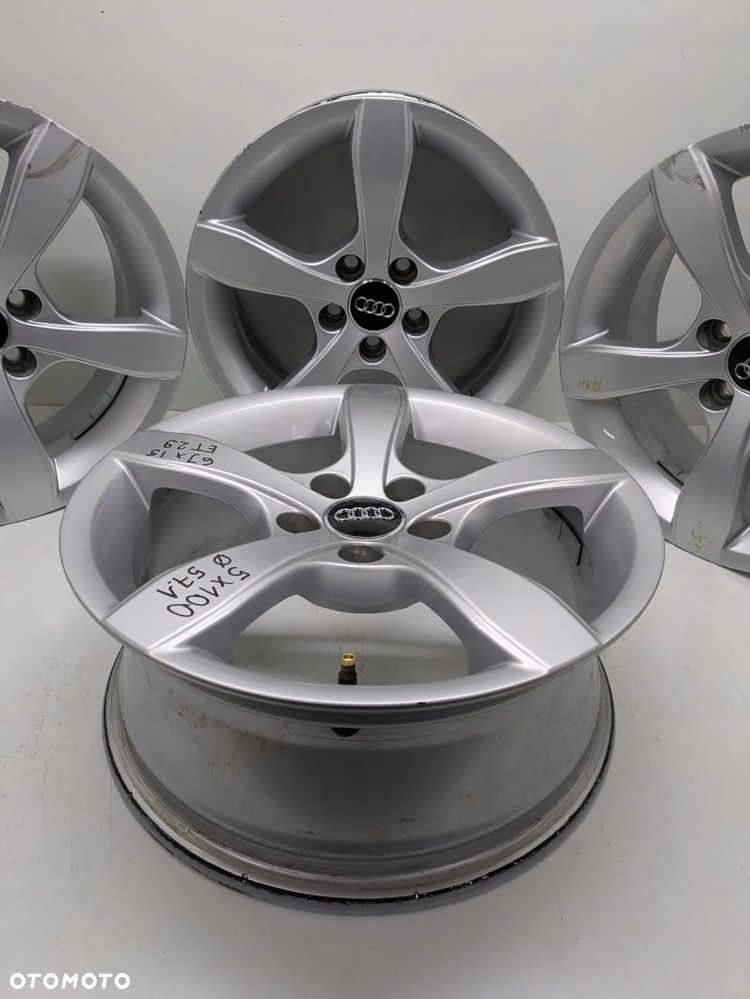 ALUFELGI FELGI ALUMINIOWE R15 5x100 ET:29 Audi - 4