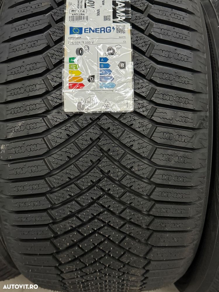 Vând set anvelope 245/40/19-275/35/19 Yokohama de iarnă noi - 4