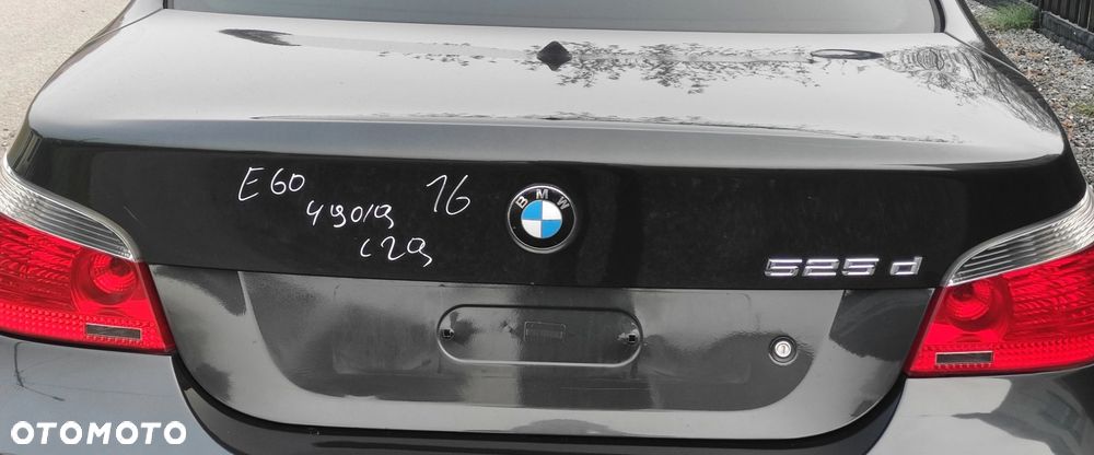 KLAPA BAGAŻNIKA BMW E60 490 DIOPSIDSCHWARZ METALIC