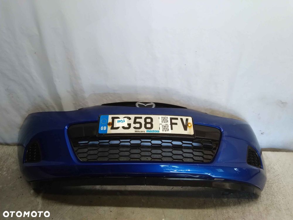 !  ZDERZAK PRZÓD  PRZEDNI MAZDA 2 II  DE 07-11R 34J NIEBIESKI - 1