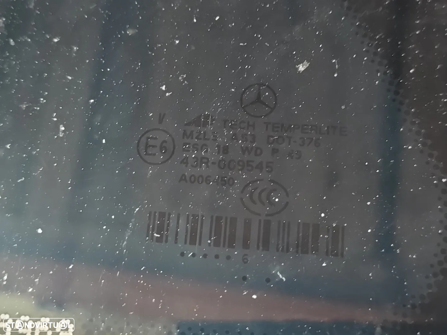 Vidro da painel traseira esquerda vidro laterais para mercedes w164 Gl 2006- Escuro - 7