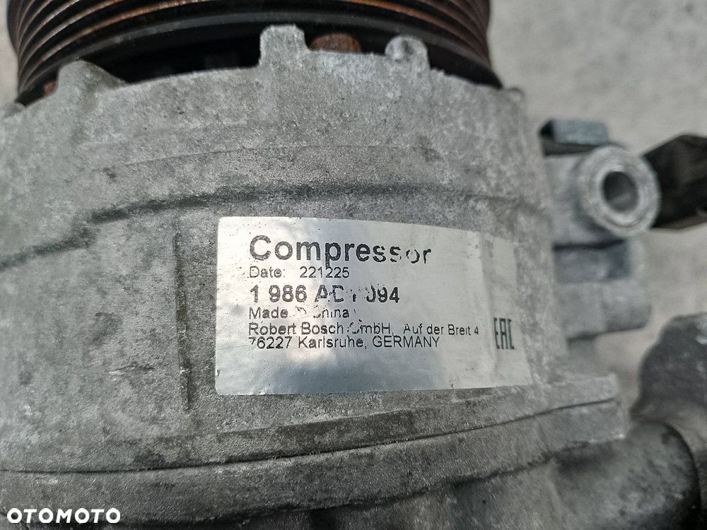 SPRĘŻARKA KLIMATYZACJI FORD TRANSIT CONNECT II 241253 1986AD1094  BOSCH - 4