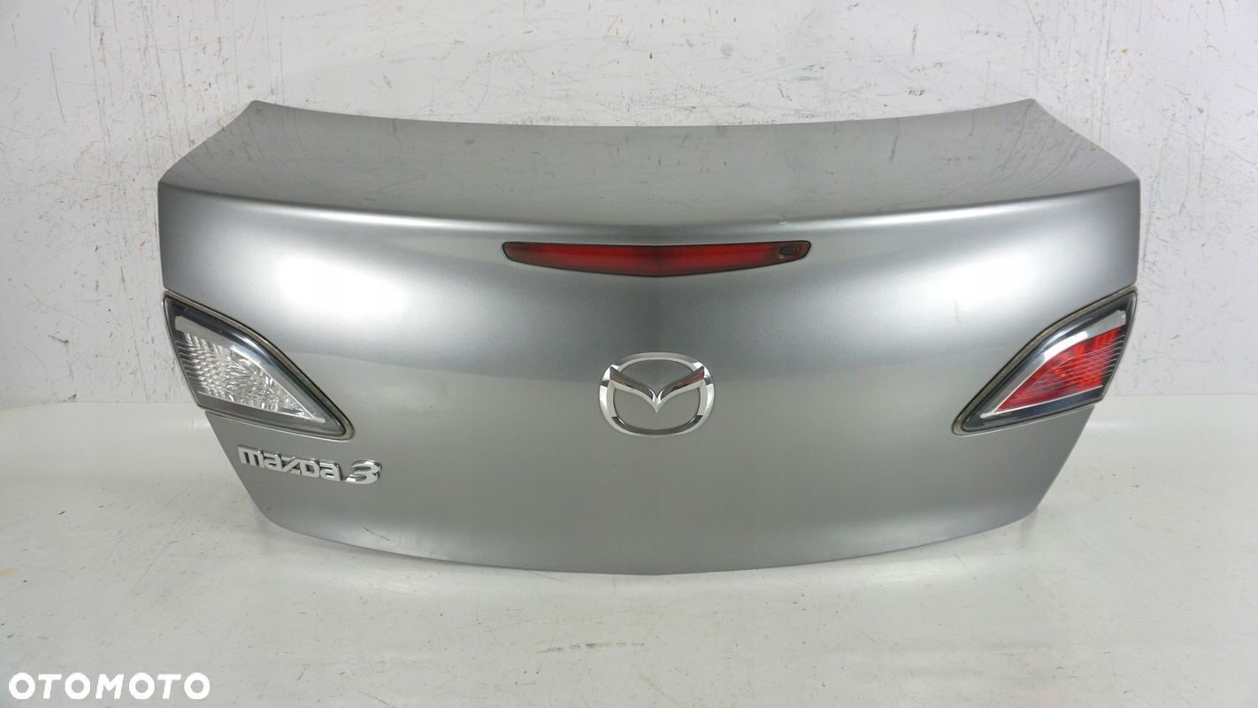 KLAPA TYŁ TYLNA TYLNIA MAZDA 3 II BL III 09-13 SEDAN 4D 2009-2013 SZARA - 1