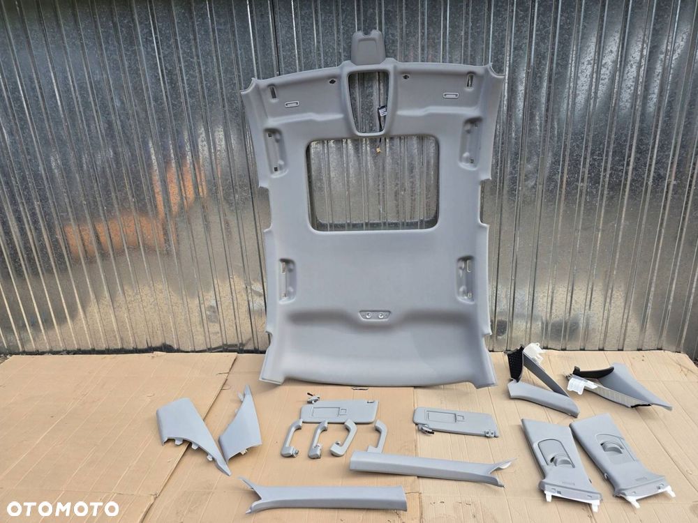 podsufitka kompletna ze słupkami słonecznikami 8w5867506g audi a4 b9 sedan - 3