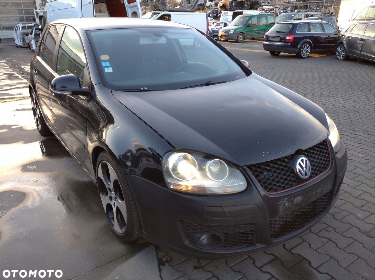 VW GOLF 5 V 1K1 PRZÓD ZDERZAK BŁOTNIK MASKA LC9Z LAMPA PAS CHŁODNICE - 1