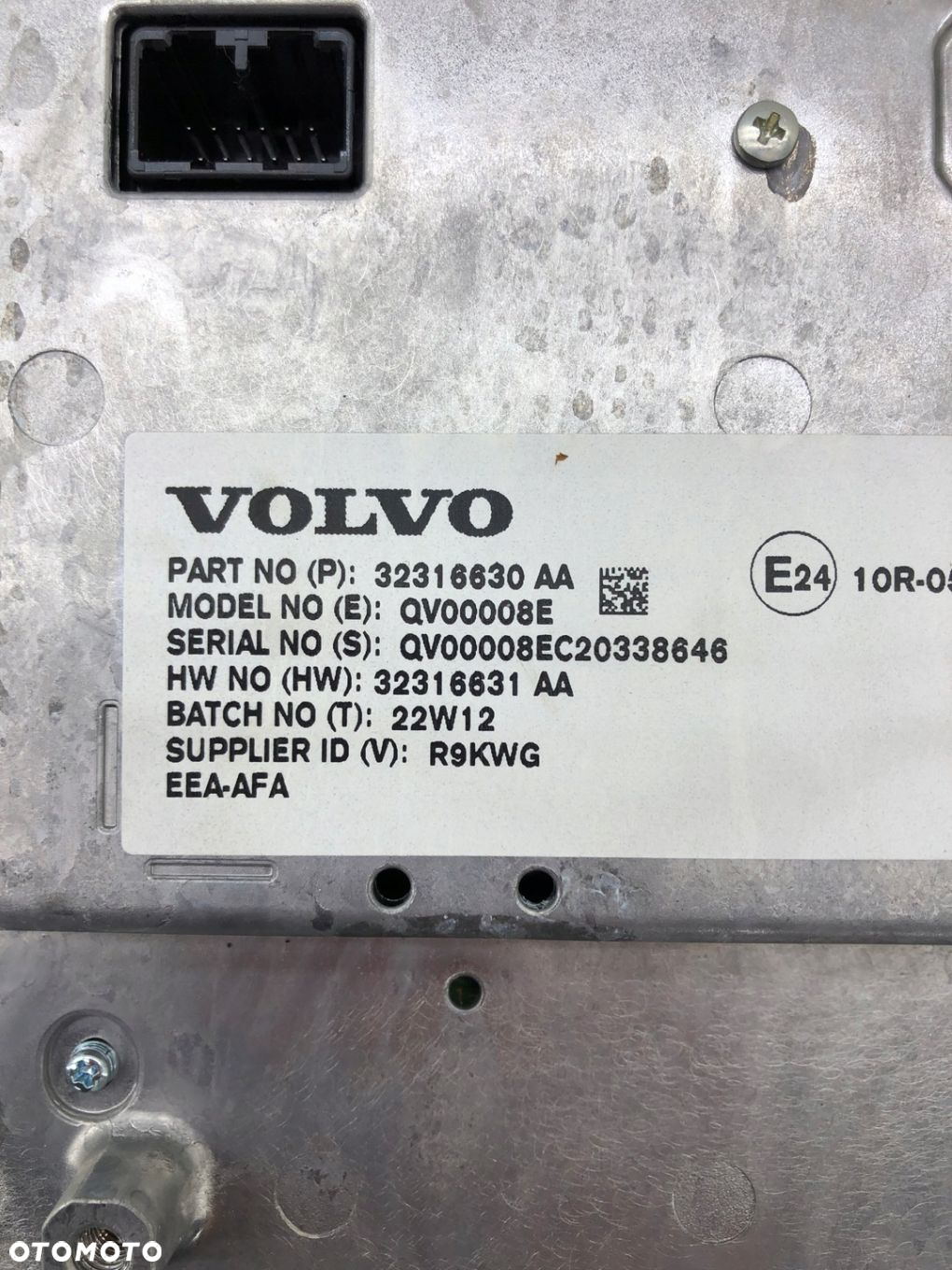 VOLVO XC40 MONITOR EKRAN WYŚWIETLACZ 32316630 - 9
