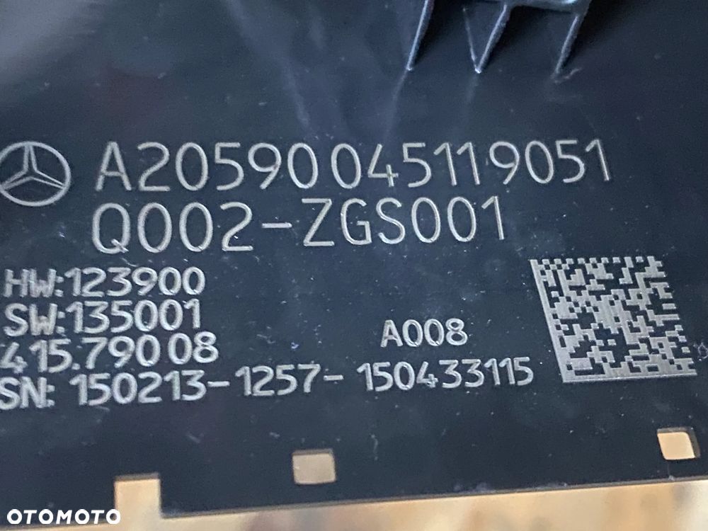 MERCEDES 205 253  przelaczniki tasma A 2059004511 - 2