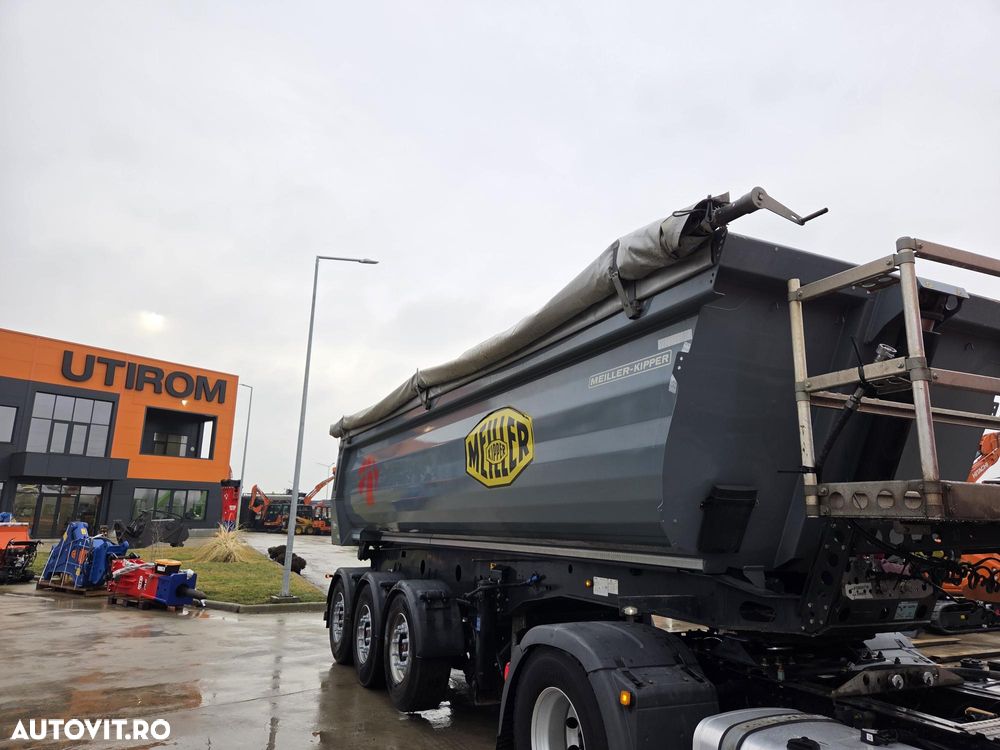 Meiller 3 axe, 28mc, axe SAF, prelata, roata rezerva, axa liftabila, picoare sprijin, masa propie 6,7t, scena vizitare, STARE FOARTE BUNA-posibilitate leasing 4 ani-PROMOTIE 23900 EUR+Tva - 11