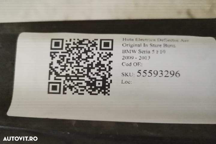 Hota Electrica Deflector Aer Original In Stare Buna BMW Seria 5 F10 20 - 7