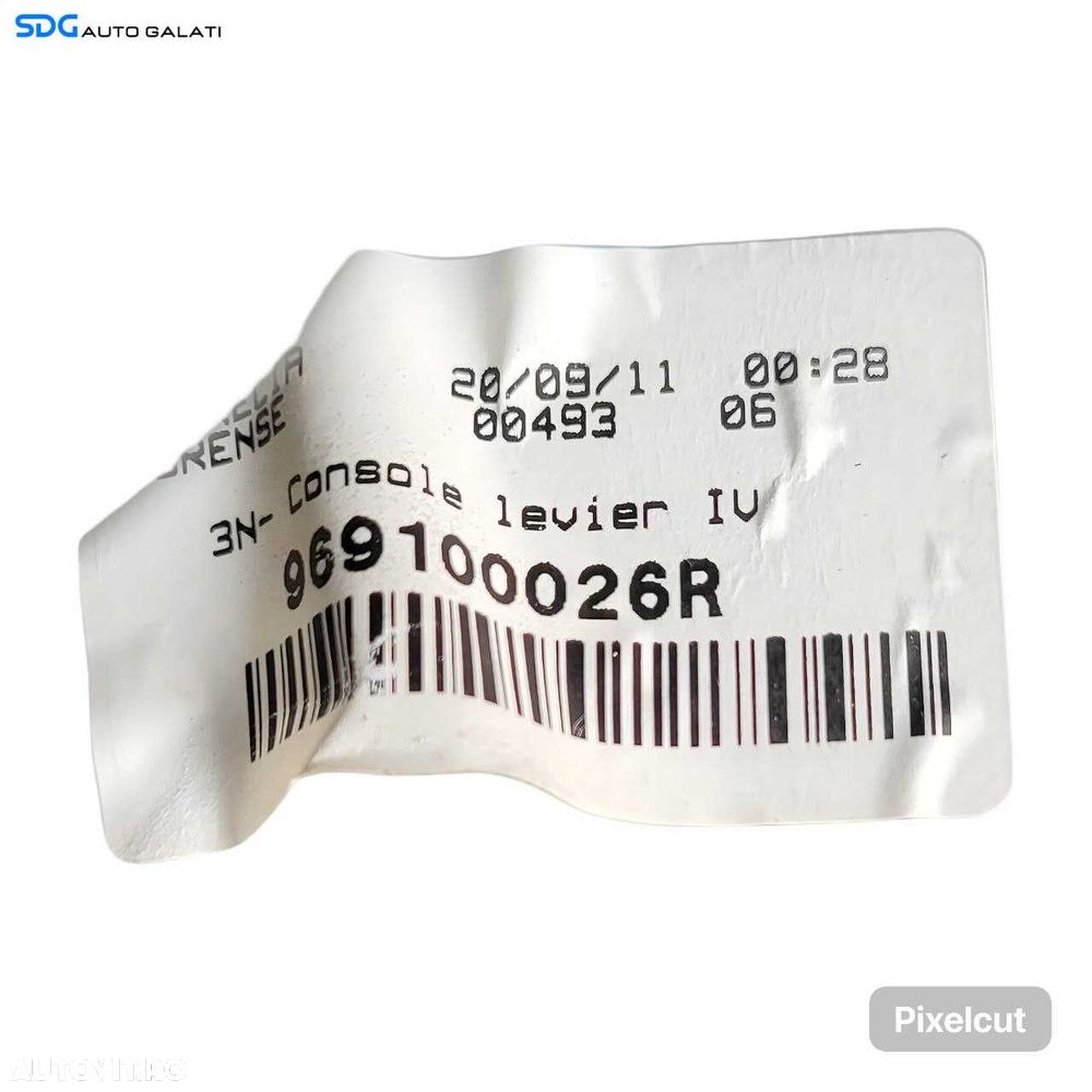 Cotiera Textil Neagra Renault Megane 3 2008 - 2016 Cod 969100026R [LC3006] - 2