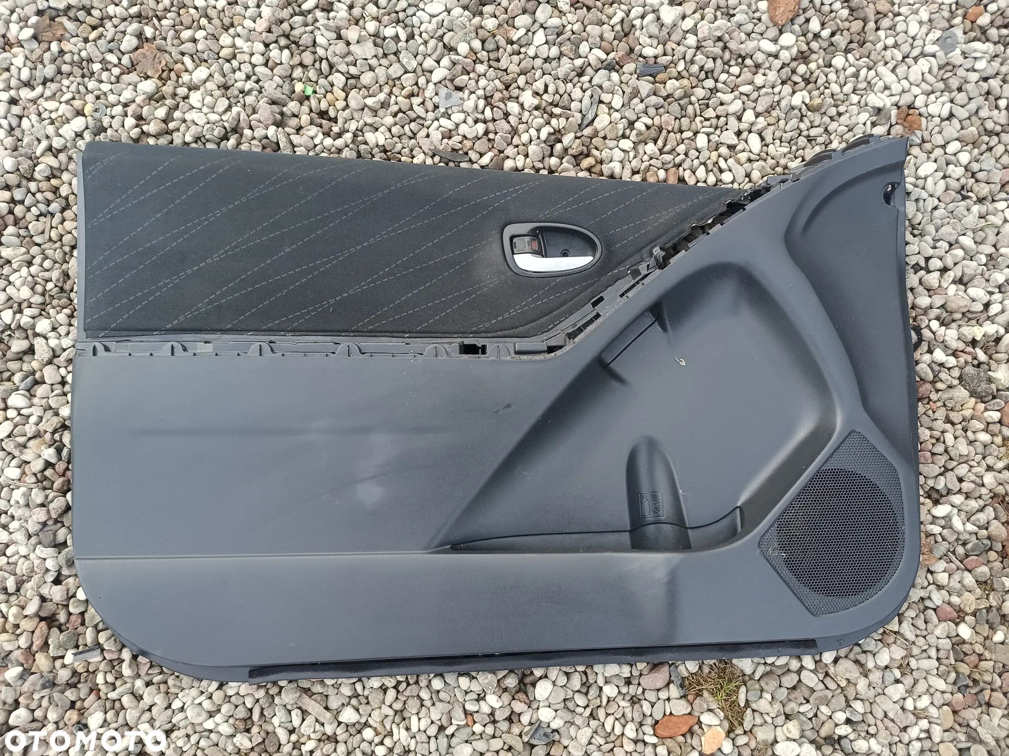 TOYOTA YARIS II 2007R BOCZEK TAPICERKA DRZWI LEWY PRZÓD WERSJA 3-DRZWI EUROPA - 1