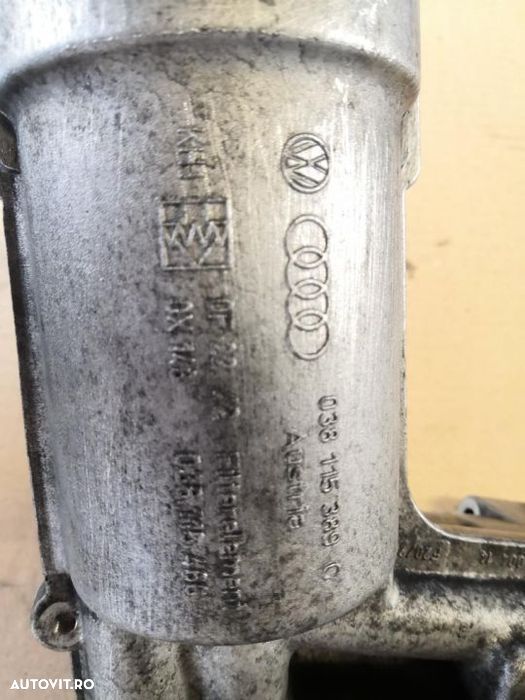 termoflot suport filtru ulei vw volkswagen golf passat skoda audi - 2