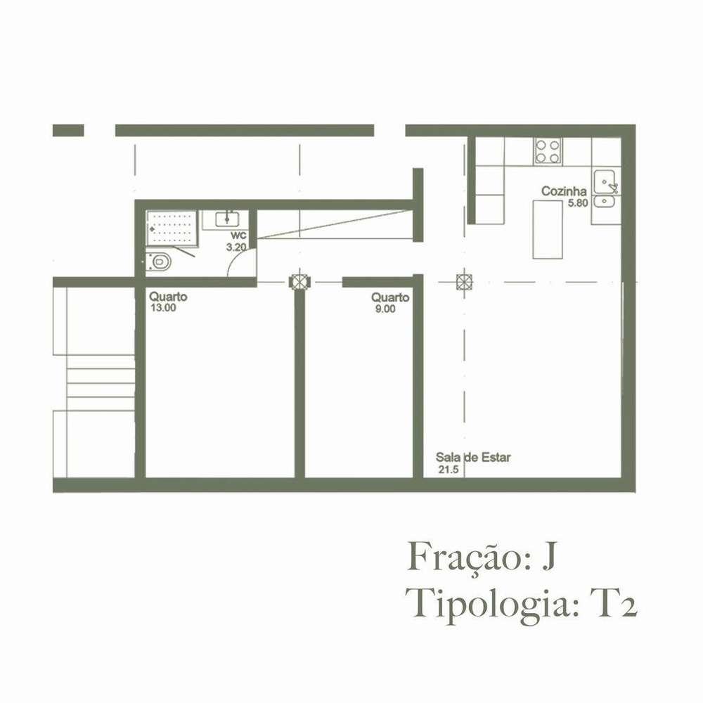 Apartamento T2 em Rio Tinto de 67,00 m2 - Grande imagem: 2/6