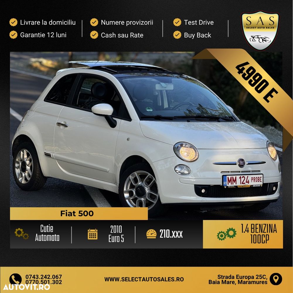 Fiat 500 1.4 16V Dualogic S - 1
